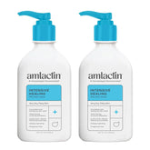 AmLactin Intensive Healing Body Lotion - Therapeutic Lotion for Extremely Dry Skin - No-Scrub Exfoliator with 15% Lactic Acid AHA and Ceramides, 7.9 oz (Pack of 2) (Packaging May Vary)