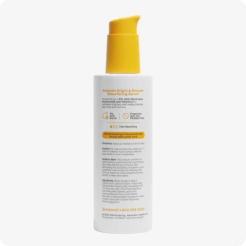 Amlactin Bright and Smooth Resurfacing Serum, 8oz