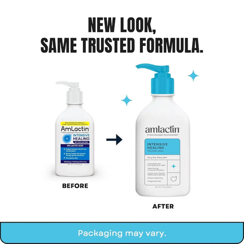 AmLactin Daily Moisturizing Lotion for Dry Skin (7.9 oz) and AmLactin Intensive Healing Body Lotion for Dry Skin (7.9 oz)