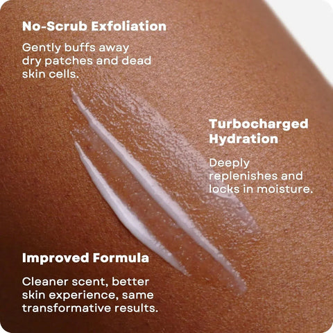 AmLactin Daily Nourish Therapeutic Body Lotion for Dry Skin - No-Scrub Exfoliator and Moisturizer 12% Lactic Acid Lotion,14.1 oz (Packaging May Vary),(Pack of 2)