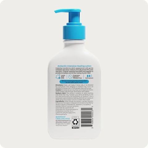 AmLactin Daily Moisturizing Lotion for Dry Skin (7.9 oz) and AmLactin Intensive Healing Body Lotion for Dry Skin (7.9 oz)