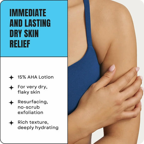 AmLactin Intensive Healing - Therapeutic Body Cream for Extremely Dry Skin - No-Scrub Exfoliator and Body Moisturizer Cream with 15% Lactic Acid AHA and Ceramides, 12 oz (Packaging May Vary)