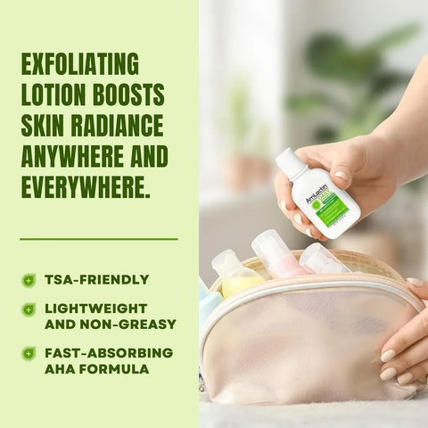 AmLactin Daily Nourish Therapeutic Body Lotion for Dry Skin - No-Scrub Exfoliator and Moisturizer 12% Lactic Acid Lotion, 2 Fl Oz (Pack of 6) (Packaging May Vary)