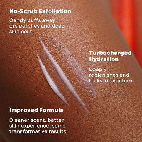 AmLactin Daily Nourish Therapeutic Body Lotion for Dry Skin - No-Scrub Exfoliator and Moisturizer 12% Lactic Acid Lotion, 2 Fl Oz (Pack of 6) (Packaging May Vary)